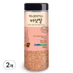 농협 하나로라이스 버섯쌀, 450g, 2개