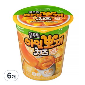 풀무원 아임뽀끼 치즈 떡볶이, 101g, 6개