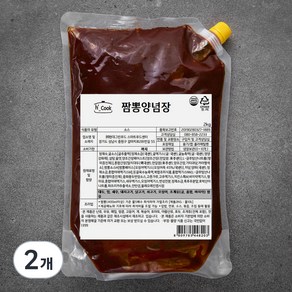 hcook 짬뽕양념장 소스, 2kg, 2개