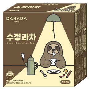 다하다 수정과차, 1.2g, 100개입, 1개