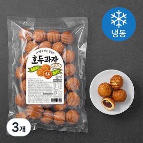 우리쌀로 만든 달콤한 호두과자 (냉동), 600g, 3개