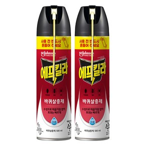 에프킬라 바퀴살충제 스프레이 수성, 2개, 500ml