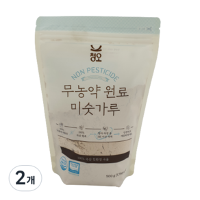 청오건강 미숫가루, 500g, 2개