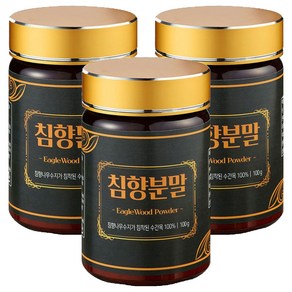 건강중심 침향가루, 3개, 100g