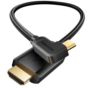 벤션 맥북 스마트폰 90도 C타입 HDMI V2.0 미러링 케이블 1.5m