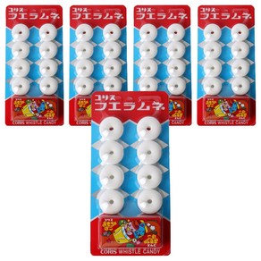 코리스 휘슬라무네 휘파람 사탕 소다맛, 22g, 5개