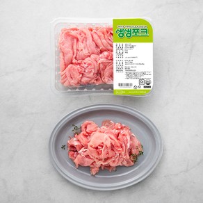 생생포크 한돈 등심 불고기용 (냉장), 500g, 1팩