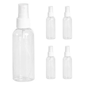 소분용 스프레이 공병 100ml, 흰색(캡), 5개