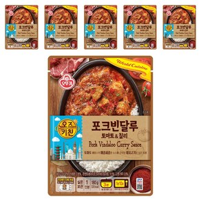 오즈키친 오뚜기 포크빈달루, 180g, 6개