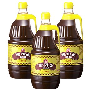 오뚜기 돈까스소스, 2.1kg, 3개