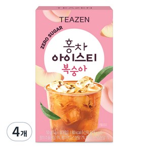 티젠 홍차 아이스티 복숭아, 5g, 10개입, 4개