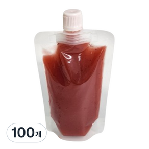 휴고잉 투명 스파우트 파우치 15파이 380ml, 1개입, 100개