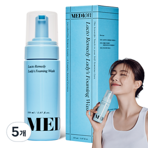 메디온 락토리메디 레이디스 포밍워시 여성청결제, 150ml, 5개