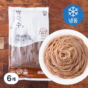 쿡탁 싱거운밥상 막국수 (냉동), 1kg, 6개