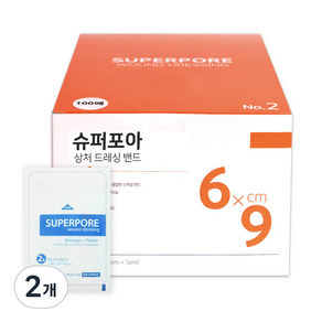 밴드골드 슈퍼포아 브라운 100매입, 100개입, 2개