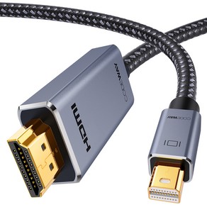 코드웨이 Mini DP to HDMI 케이블 UHD, 1개, 5m