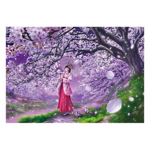 사쿠라의 바람(PL 1304) 1000조각, 73.5 x 51cm, 1000피스, 1개