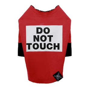 퍼피엔젤 DO NOT TOUCH 반려견 티셔츠 TS505