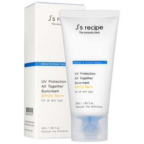 제이스레시피 UV 프로텍션 올 투게더 선크림 SPF25 PA++, 50ml, 1개