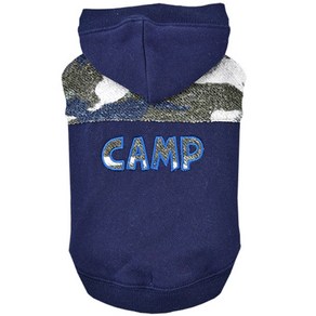 퍼피아 반려동물 CAMP 후드, 네이비, 1개