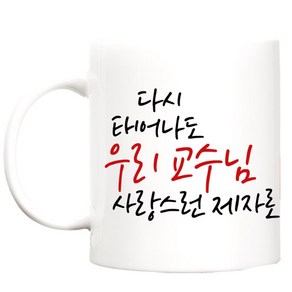 TBL 다시태어나도 카네이션 머그컵, 교수님제자, 1개