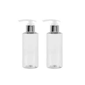 병도매닷컴 투명 주방디스펜서 AC150 + 실버마개, 150ml, 2세트