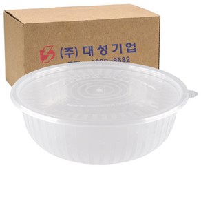 쿡앤락 사출 냉면용기 대 1.5L 투명 세트, 100개, 1개