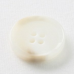 HR빅버튼 플레코 단추 15mm, 화이트, 12개