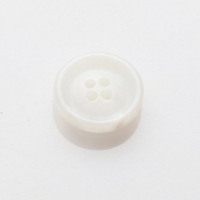 HR빅버튼 이디야 단추 18mm, 화이트, 4개