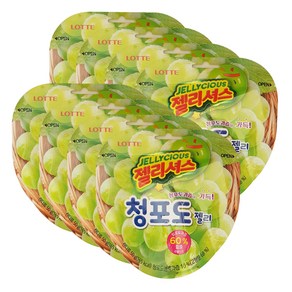 롯데제과 청포도젤리 50GX8봉, 50g, 8개