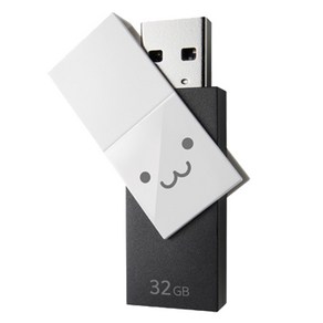 엘레컴 스윙타입 USB 3.0 메모리 화이트 EK-RMU332GWH, 32GB, 1개