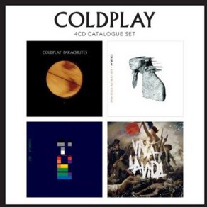 COLDPLAY - 4CD CATALOGUE SET LIMITED EDITION EU수입반