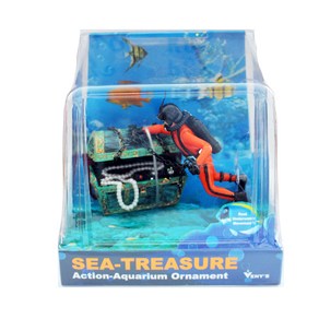 VENYS SEA TREASURE 잠수부 에어장식, 1개