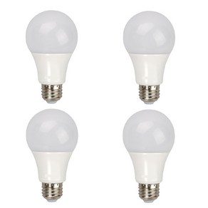 우리조명 장수램프 A19 BULB LED 전구 12W, 전구색, 4개