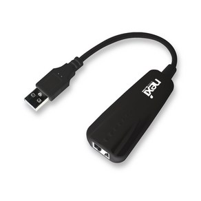 넥시 USB2.0 to LAN 유선 랜카드 블랙