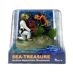 SEA TREASURE 머구리 잠수부 전투 엑션 에어 수조장식