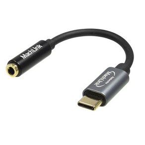 마하링크 하이파이 DAC USB C타입 TO 4극 AUX 오디오 케이블 젠더, ML-CSCH