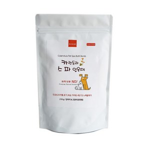 수솝 카렌듈라 탄산스파 고양이입욕제 파우치, 210g, 1개