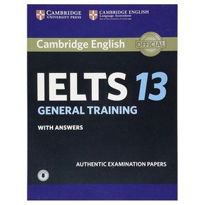 IELTS 13 Geneal Taining with AK + Audio CD, cambidge