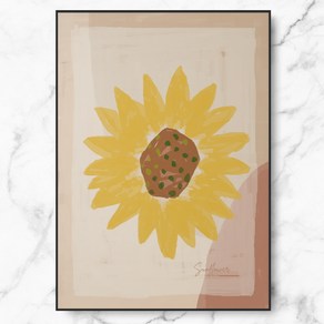 RYMD Drawing Sunflower 메탈 액자