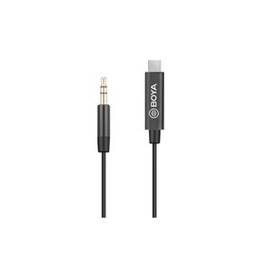 보야 3.5mm TRS Male to USB Type C 오디오 아답터, BY-K2, 혼합색상