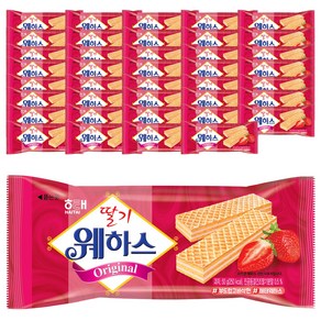 해태제과 딸기웨하스, 50g, 40개