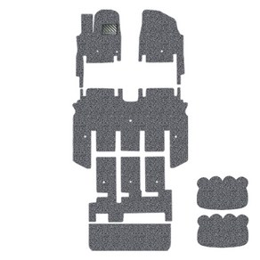 포시즌 대형 승합자동차 코일카매트 + 다용도 발판