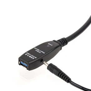 넥스트유 USB3.0 리피터 케이블 + 아답터 NEXT-USB10U3PW, 1개, 10m