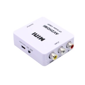 넥시 AV to HDMI 컨버터, NX-3RCAHD, 1개