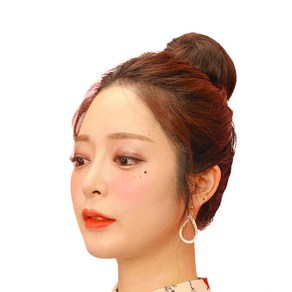 가발매니아 올림머리 당고머리 가발 미니, 초코브라운, 1개