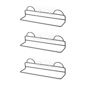 벽걸이 욕실화 건조 실내화 정리걸이 1단, 블랙, 3개