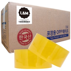 엘앤엠 경포장 OPP 아크릴 타입 박스 테이프 48mm x 50m