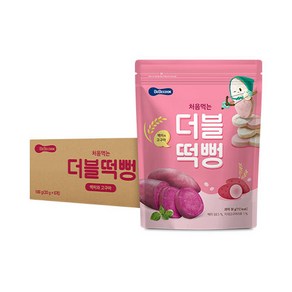 베베쿡 처음먹는 더블떡뻥, 6개, 30g, 백미 + 고구마 혼합맛