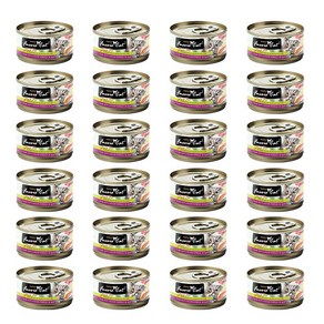 퍼시캣 전연령용 캣 프리미엄 주식캔, 80g, 닭+참치, 24개